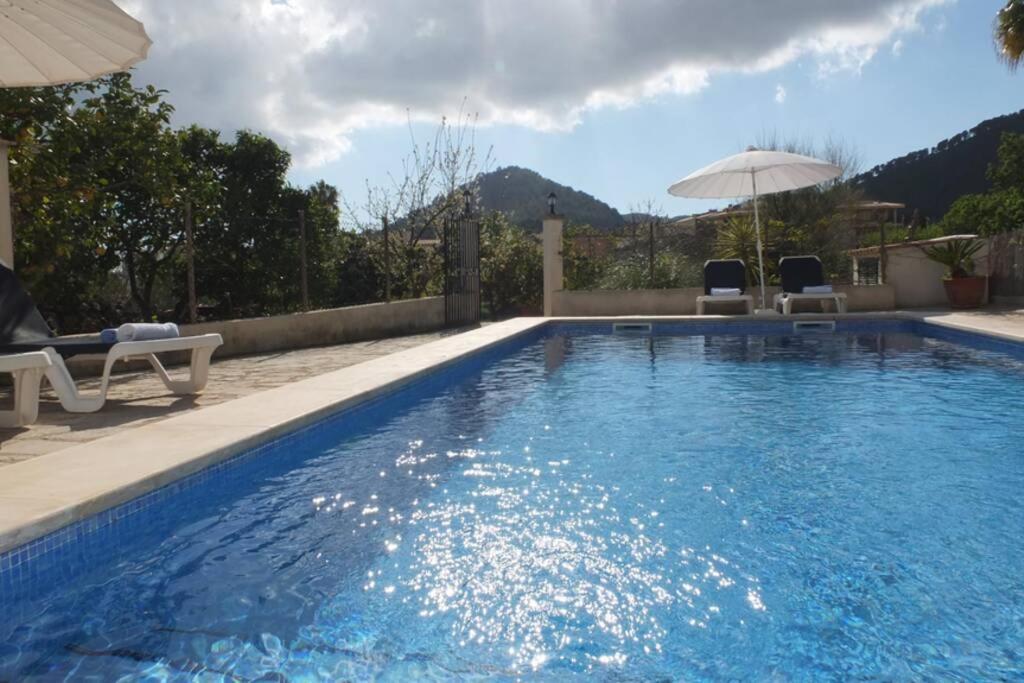 Villa Maria, Bonita Casa Con Jardin Y Piscina Privada En Andratx Exteriör bild