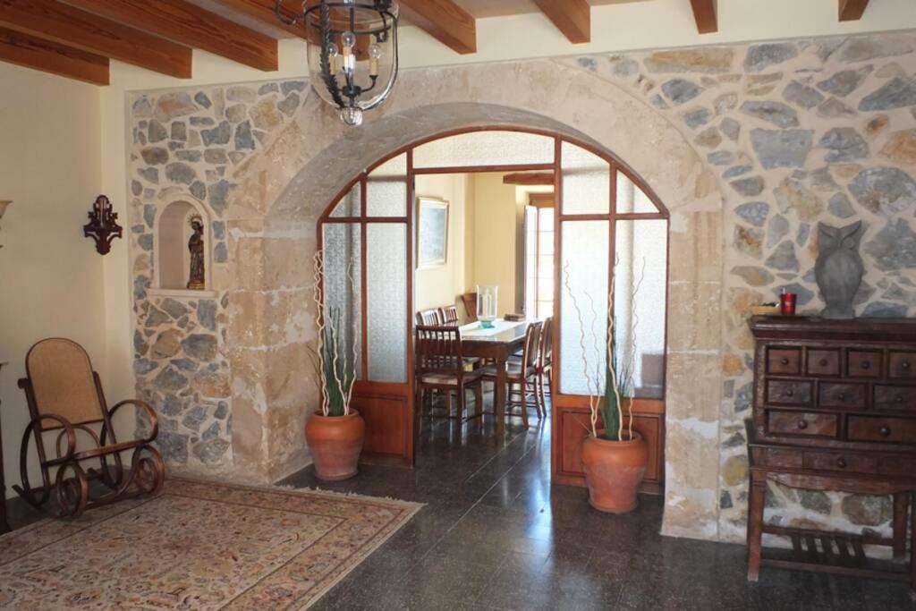 Villa Maria, Bonita Casa Con Jardin Y Piscina Privada En Andratx Exteriör bild