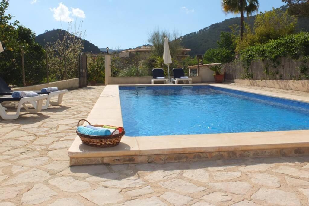 Villa Maria, Bonita Casa Con Jardin Y Piscina Privada En Andratx Exteriör bild